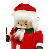 21cm Santa & Christmas Pyramid Nutcracker By Richard Glässer image