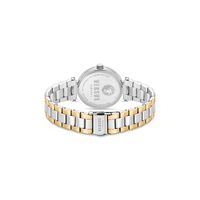 36mm Sertie Crystal Gold & Silver Chronograph Womens Watch By VERSACE image