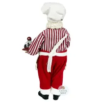 28cm Standing Santa Claus in Gingerbread Apron image