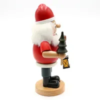 19cm Santa With Lantern German Incense Burner image