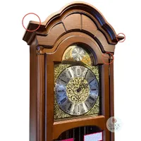 Walnut Grandfather Clock With Westminster Chime By HERMLE (Small Marks) image