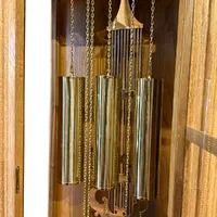 Light Oak Grandfather Clock With Westminster Chime By HERMLE image