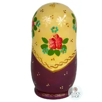 Zagorsk Country Russian Dolls With Vase 11cm (Set Of 5) image