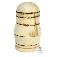 Woodburn Christmas Russian Dolls 9cm (Set Of 3) image