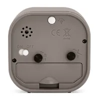 8cm Robyn Grey Analogue Alarm Clock By ACCTIM image