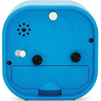 8cm Robyn Blue Analogue Alarm Clock By ACCTIM image