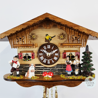 Black Forest Battery Chalet Kuckulino With Mountain Dog 16cm By TRENKLE image