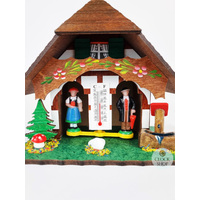 14cm Chalet Weather House Tudor Style By TRENKLE image
