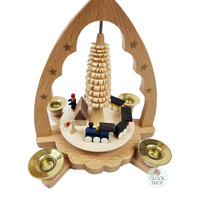 19cm Train Christmas Pyramid By Richard Glässer image