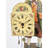 35cm Whistling Clock Peddler Table Clock By ROMBA image