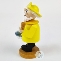 10cm Yellow Fisherman German Incense Burner By Richard Glässer image