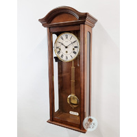 64cm Walnut 8 Day Mechanical Chiming Wall Clock By AMS image