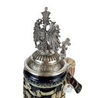 Deutschland Coat Of Arms Beer Stein With Pewter Eagle Lid 0.5L By KING image
