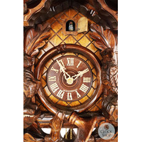 Before The Hunt 8 Day Mechanical Carved Cuckoo Clock 59cm By SCHWER image