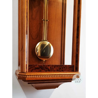 66cm Cherry 8 Day Mechanical Chiming Wall Clock By AMS image