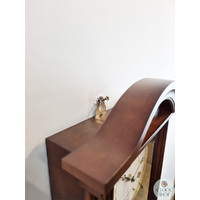 53cm Walnut Battery Chiming Wall Clock By AMS image