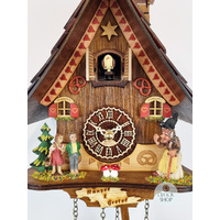 Hansel & Gretel Battery Chalet Cuckoo Clock 24cm By TRENKLE image