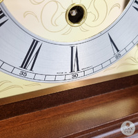 30cm Walnut Mechanical Table Clock With Westminster Chime By AMS image