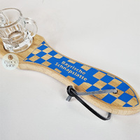 Schnapps Board With 4 Glasses- Bavarian Themed image