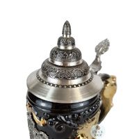 Deutschland Beer Stein With Pewter Eagle & Gold Eagle Handle 0.4L By KING image