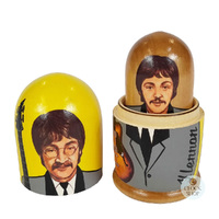 The Beatles Russian Dolls- Yellow 11cm (Set Of 5) image