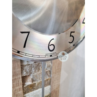 85cm Beech Pendulum Wall Clock With Stone Inlay By AMS image
