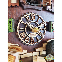 Bears & Honey Battery Chalet Cuckoo Clock 28cm By TRENKLE image