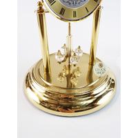 30cm Gold Anniversary Clock With Crystal Balls & Ornamental Dial By HALLER image