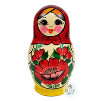 Kirov Russian Dolls- Red Scarf & Yellow Dress 12cm (Set Of 6) image