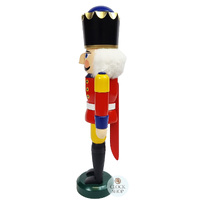 29cm Red & Yellow King Nutcracker By Seiffener image