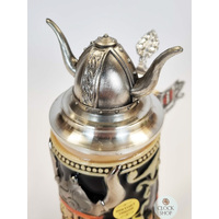 Viking Beer Stein With Viking Helmet Lid 0.5L By KING image