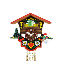 Swiss House Battery Chalet Kuckulino With Swinging Doll 12cm By TRENKLE image