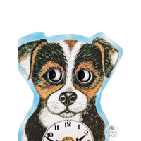 Dog Battery Clock With Moving Eyes 15cm By ENGSTLER image