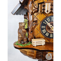 Bears 1 Day Mechanical Chalet Cuckoo Clock 25cm By ENGSTLER image