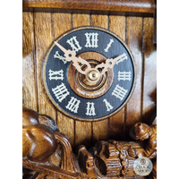 Horse & Logger 8 Day Mechanical Chalet Cuckoo Clock 28cm By ENGSTLER image