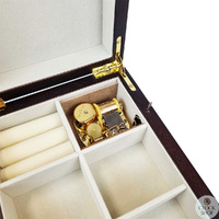 Wooden Musical Jewellery Box- Girls At The Piano By Renoir (Brahms- Waltz) image