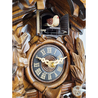 After The Hunt Battery Carved Cuckoo Clock 26cm By ENGSTLER image