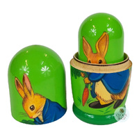 Peter Rabbit Russian Dolls- Green 11cm (Set Of 5) image