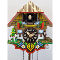 Alphorn 1 Day Mechanical Chalet Cuckoo Clock 19cm By ENGSTLER image