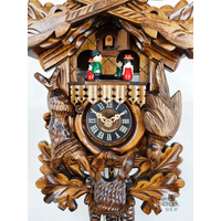 After The Hunt 1 Day Mechanical Carved Cuckoo Clock 42cm By ENGSTLER image