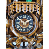Before The Hunt 1 Day Mechanical Carved Cuckoo Clock 42cm By ENGSTLER image