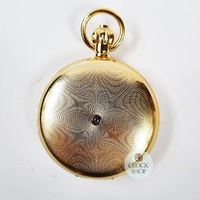 49mm Gold Unisex Mechanical Skeleton Pocket Watch By CLASSIQUE (Roman) image
