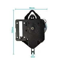 Euroshaft Dual Chime Pendulum Step Clock Movement By SEIKO (29mm Shaft) image