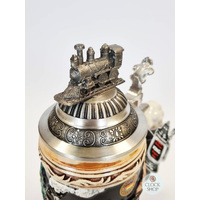Train Beer Stein With Pewter Train On Lid 0.5L By KING image