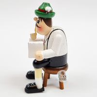 13cm Accordion Player German Incense Burner image