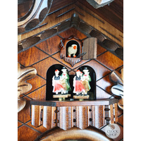 Before The Hunt 8 Day Mechanical Carved Cuckoo Clock With Dancers 75cm By SCHNEIDER image