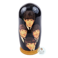 The Beatles Russian Dolls- Black & Gold 11cm (Set Of 5) image