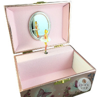 Dancing Fairy Musical Jewellery Chest With Fairy & Butterflies (Tchaikovsky-Waltz Of The Flowers) image