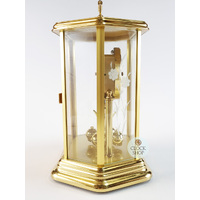 27cm Gold Anniversary Carriage Clock With Westminster Chime By HALLER image