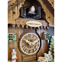 Heidi House Battery Chalet Cuckoo Clock With Dog & Goat 22cm By ENGSTLER image